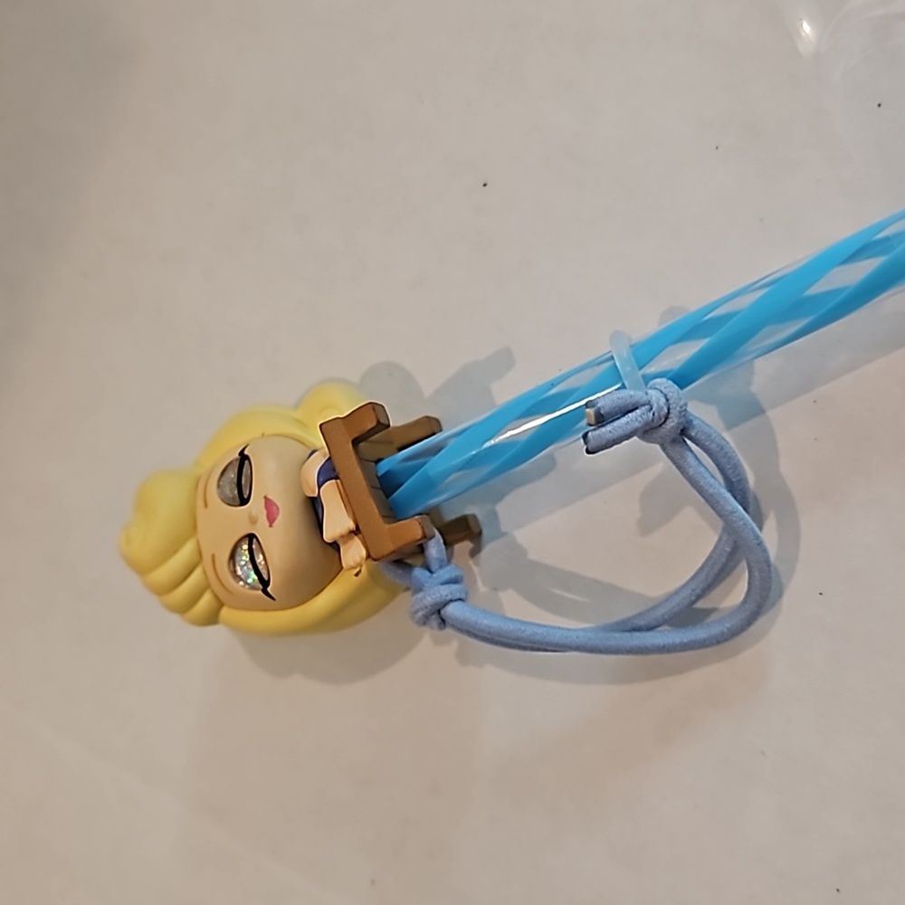 Disney's Tangled Rapunzel on beach chair straw topper